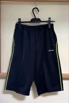 新品 Galax（ギャレックス） ハーフパンツ ネイビー×ライムグリーン