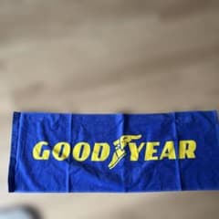 GOODYEAR ロゴ タオル 青のサムネイル