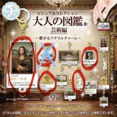 大人の図鑑 芸術編 繋がるアクリルチャーム 4点セットのサムネイル