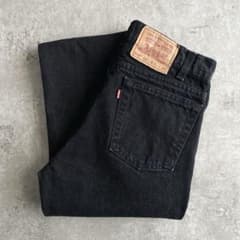 90s Levis 512 スリム ブラック デニム USA製 W31 L30 極上 90s Levis 512 ブラック スリム USA製 W31 L30 - メルカリ