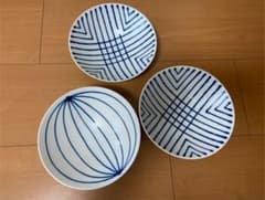 白山陶器　平茶碗　森正洋　【★3つセット★】のサムネイル