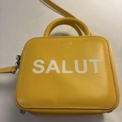 michino イエロー ハンドバッグ SALUT michino イエロー ハンドバッグ SALUT - メルカリ