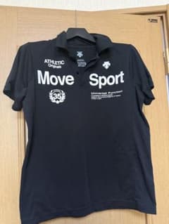 DESCENTE デサント Move Sport ポロシャツ ブラックのサムネイル