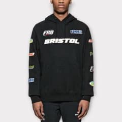 【レア】F.C.Real Bristol マルチロゴ プルオーバーパーカー XL