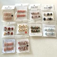 ♡ネイルチップ♡10点♡L size♡のサムネイル