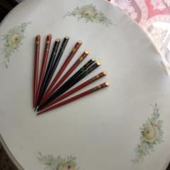 新品未使用　琉球漆器　かんざし10本セットのサムネイル