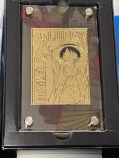 원피스 ONE PIECE 밀짚모자 스토어 프리미엄 메탈 플레이트 비매품