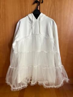 epine é volume tulle hoodie - メルカリ