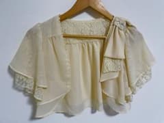【axes femme】ボレロ　ベージュ(クリーム色)　半袖のサムネイル