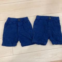 ハーフパンツ 80  2枚組のサムネイル