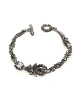 【美品】Bloody Mary アライブブレスレットw/ホワイトトパーズ　17㎝ 美品】Bloody Mary アライブブレスレットw/ホワイトトパーズ 17