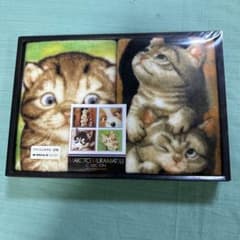 MAKOTO MURAMATSU ウォッシュタオル 2枚セット　猫のサムネイル