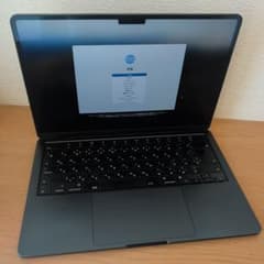 MacBook air 2024 M3 13インチ ミッドナイト 8GB - メルカリ