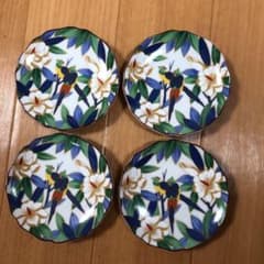 和小皿　鳥　花のサムネイル