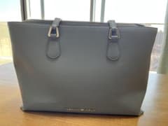 【最終値下げ】EMPORIO ARMANI ブルーグレー ショルダーバッグのサムネイル