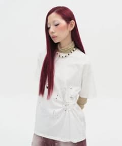 Typeservice Scattered Ruched Top [White]のサムネイル