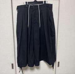 黒 ストライプ ハーフパンツ ドローストリング - メルカリ