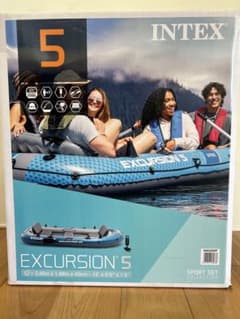 新品】INTEX EXCURSION 5 ゴムボート 5人乗り アウトドア - メルカリ