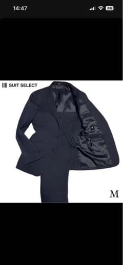 スーツセレクト SUIT SELECT 4S スーツ 濃紺 Mのサムネイル