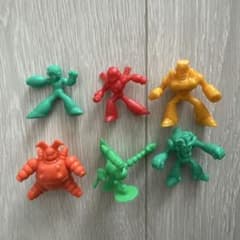 当時品] ロックマンシリーズ キャラクター消しゴム 塩ビ 6体セット