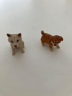 はしもとみお　柴犬 フィギュア 2体セットのサムネイル