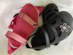 人気TEVA CROCSキッズサンダル18/19のサムネイル