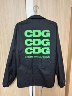 CDG 限定コーチジャケット（ネオングリーン） - メルカリ