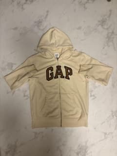 GAP フード付きジップアップパーカー Sサイズ ベージュのサムネイル