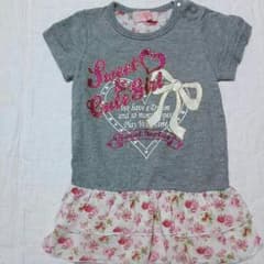 ♡ハートリボン&花柄チュニック23♡90のサムネイル