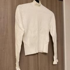 ZARA ザラ タートルネック ビジュー Mのサムネイル