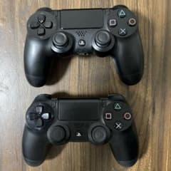 PS4 純正コントローラー DUALSHOCK4 ブラック 2個セット ジャンクのサムネイル