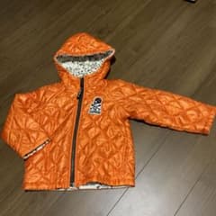 TKSAPKID リバーシブル　オレンジ キルティングジャケット 110cmのサムネイル