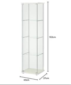IKEA DETOLF ガラスキャビネット 約163cm IKEA DETOLF ガラスキャビネット 約163cm IKEA (イケア) IKEA