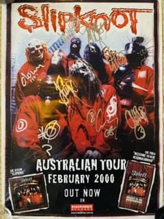 Slipknot のサイン入りポスター - メルカリ