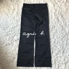 agnes b. homme スラックス ブラック フランス製 M〜L相当 - メルカリ