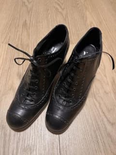 【used】YOICHI NAGASAWA 革靴　　38編み上げ　パンプスのサムネイル