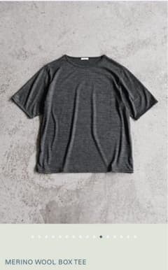 LIDNM NZ MERINO WOOL L/S TEE Mサイズ LIDNM（リドム）の「NZ MERINO WOOL L/S TEE（Tシャツ/カットソー
