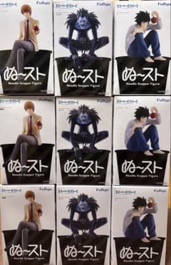 DEATHNOTE ぬどる 스토퍼 피규어 L 라이트 류크 9 개