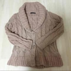 ヘザー♡ニットコート 美品のサムネイル