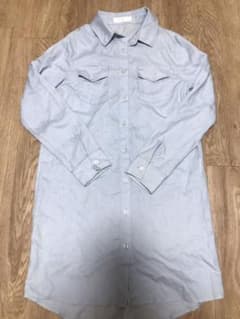 Cecil mcbee 水色ロングシャツ　長袖のサムネイル