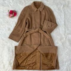 【美品/L】バーバリー チェスターコート アウター キャメル ベルト付 茶 美品/L】バーバリー チェスターコート アウター キャメル ベルト付 茶