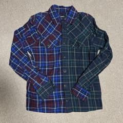DIESEL チェック柄 長袖シャツ クレイジーパターン XSのサムネイル