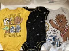 半袖ロンパース 3枚セット　　新生児サイズのサムネイル