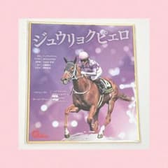 今村聖奈騎手】ジュウリョクピエロ 競馬 ミニ色紙 Gallop JRA匿名配送