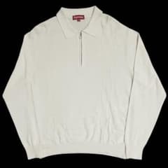国内正規 Supreme 16AW Cable Stripe Knit Polo Supreme（シュプリーム） 16AW Cable Stripe Knit L/S Polo メンズ