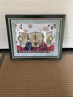 雛人形 押し花アート 額縁入り - メルカリ