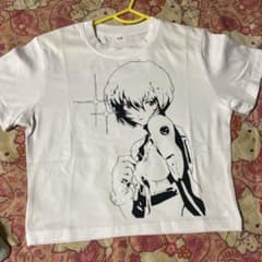 エヴァンゲリオン 綾波レイ Tシャツ ホワイト ※商品説明必読 小さめ