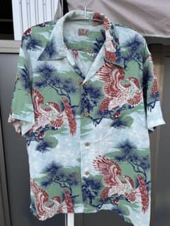 SUN SURF 和柄アロハシャツ イーグル 松柄 Lサイズ SUN SURF 和柄アロハシャツ イーグル 松柄 Lサイズ - メルカリ