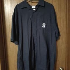 MLB New York Yankees ポロシャツ ネイビー Lのサムネイル