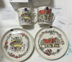 ♡*)様 超希少！非売品！ ハウルの動く城 食器セット お皿 ジブリ ハウルの動く城 お皿 サラダ プレート ヒン ジブリ 限定